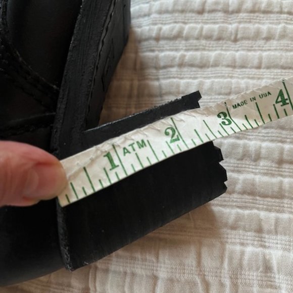 Frye Lace Up Tall Black Leather Combat Boots - 5.5 - Picture 11 of 12